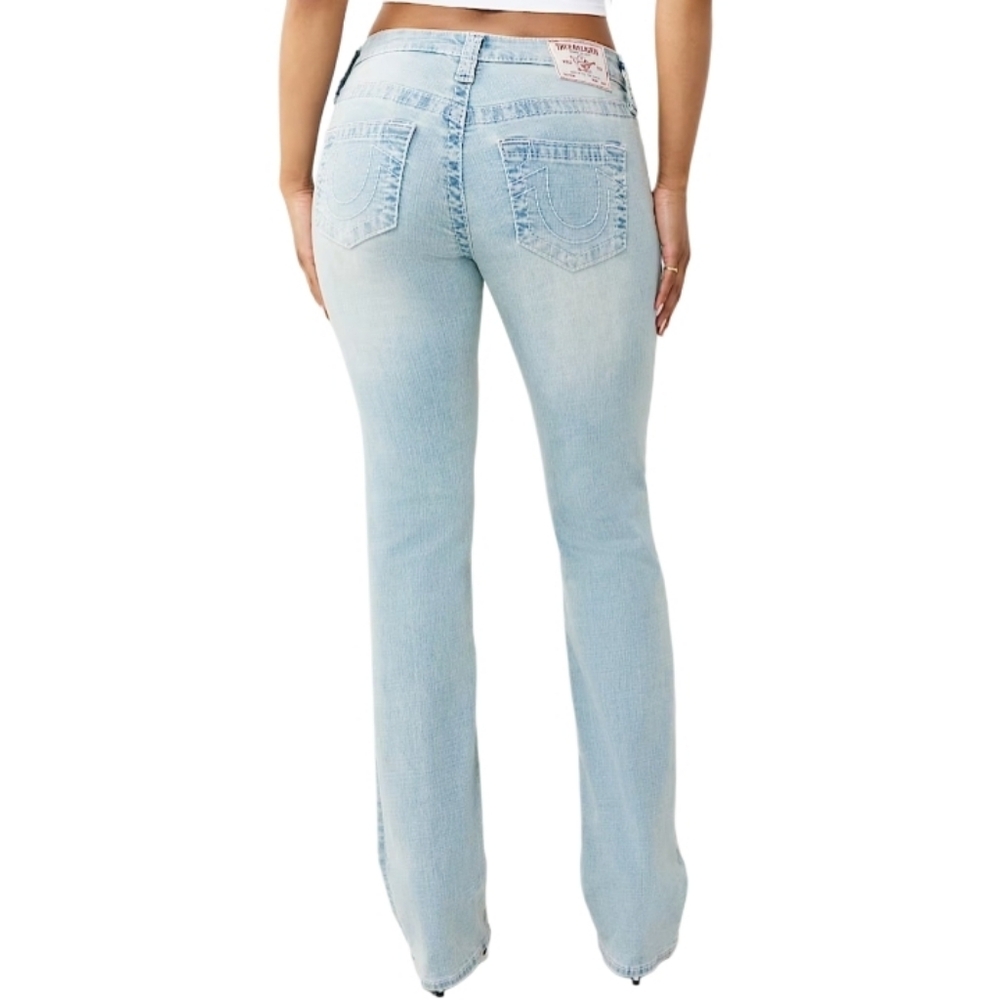 True Religion Billie Mid-Rise Straight-Leg Jeans - Picture 2 of 13